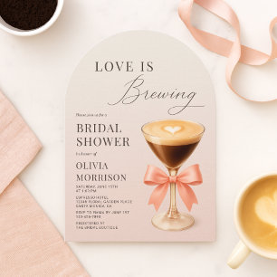Invitación La Amor Está Haciendo Espuma Bridal Shower de Espr