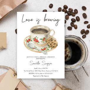 Invitación La amor está preparándose para la ducha de la novi