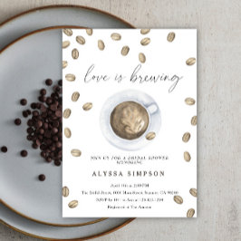 Invitación La amor está preparándose para la ducha de novia