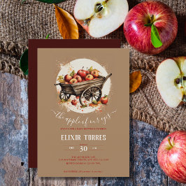 Invitación La Apple De Nuestro Baby Shower Ojo