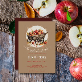 Invitación La Apple De Nuestro Baby Shower Ojo