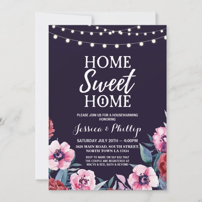 Invitación La armada Fiesta que calienta el hogar invita a un (Anverso)