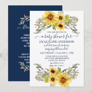 Invitación La Armada Rusa Del Girasol, Camino Blanco Por Baby