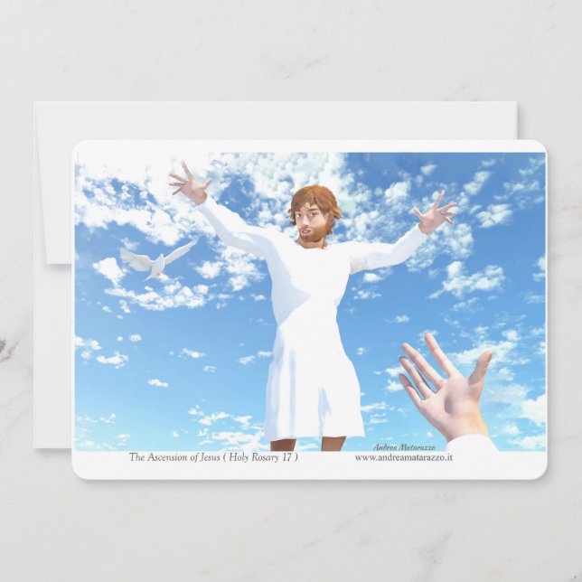 Invitación La Ascensión de Jesús (Anverso)