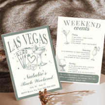 La Bachelorette de Las Vegas Cocktail Itinerario