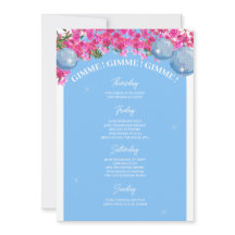 La bailarina Reina Bachelorette Weekend Itinerario