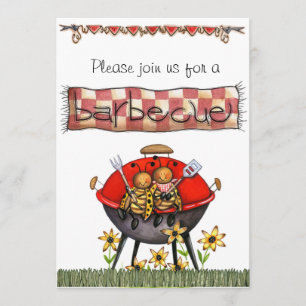 Invitación la barbacoa invita