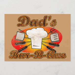 Invitación La Barra-b-Que del papá