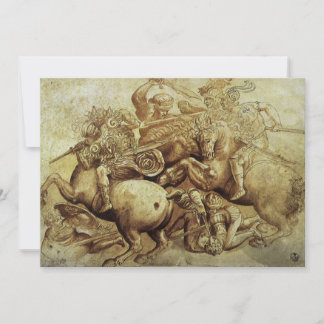 Invitación La Batalla de Anghiari de Leonardo da Vinci