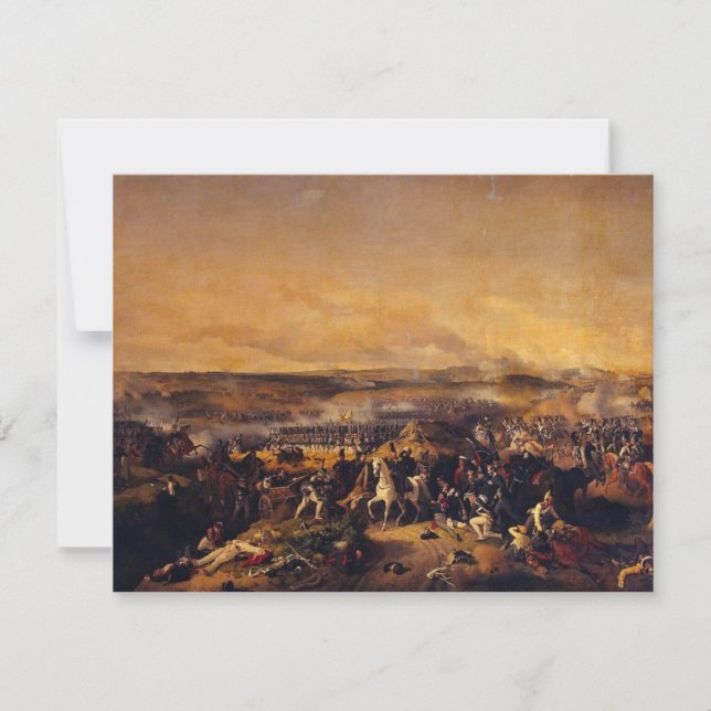 Invitación La Batalla De Borodino Por Hess Peter Von (Anverso)