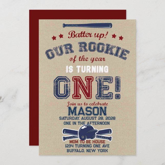 Invitación La Batalla De Nuestro Pequeño Gallinazo Se Está Co (Anverso / Reverso)