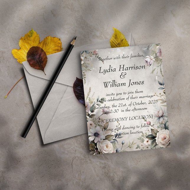 Invitación La Belleza de las Flores (Subido por el creador)