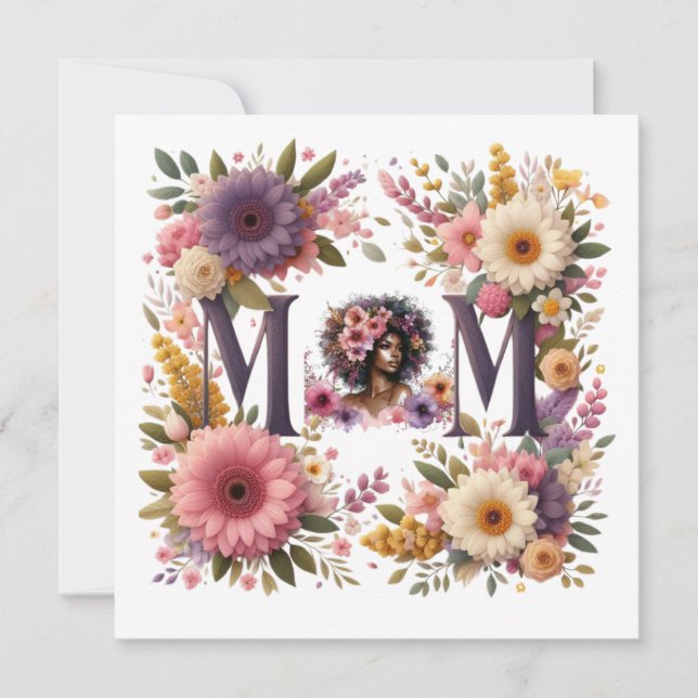 Invitación La belleza de una madre (Anverso)