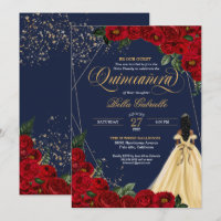 La belleza Rosa encantada y la quinceañera de la b
