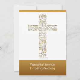 Invitación La biblia de oro versifica la ceremonia