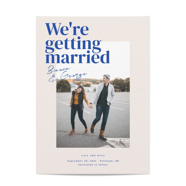 Invitación La boda de Belmont salva la fecha (Subido por el creador)