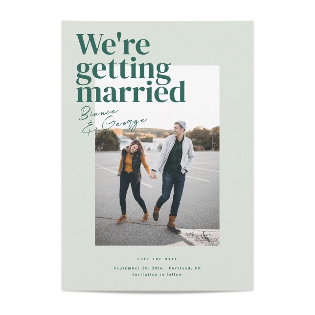 Invitación La boda de Belmont salva la fecha (Subido por el creador)