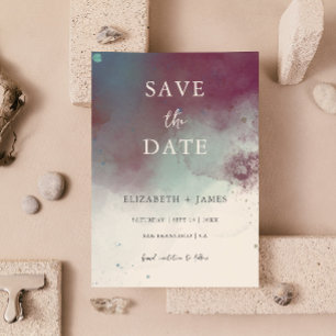 Invitación La Boda De Boho De Los Tones De Joyas Modernas Sal