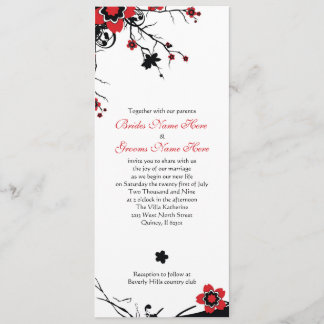 Invitación La boda de la flor de cerezo invita
