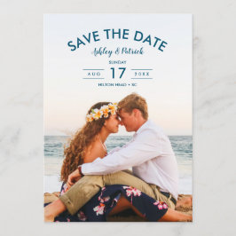 Invitación La Boda De La Playa Del Mar Del Océano Azul Salva 