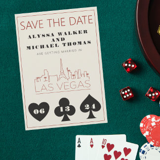Invitación La Boda Del Skyline Casino De Las Vegas Ahorra La