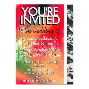 Get Wallpaper Invitaciones De Boda Del Tema Agua Zazzle Es Free