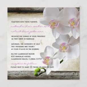 Invitación La boda elegante elegante del país de las