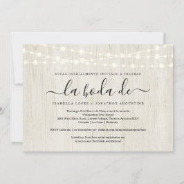 Invitación La boda española invita a todos en un solo registr