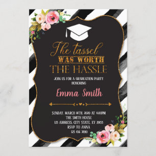 Invitación La borla valió la palabra del molestia invita