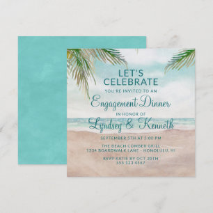 Invitación La brisa de la isla celebremos la fiesta de compro