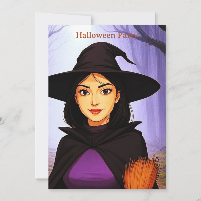 Invitación La bruja amigable con la IA (Anverso)