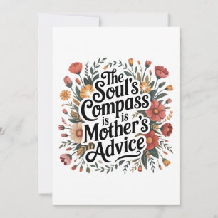 Invitación La brújula del alma es el consejo de la madre