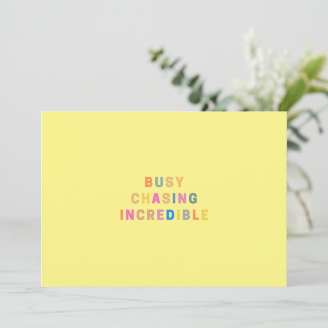 Invitación La búsqueda de un negocio increíble | Decal religi (Anverso de pie)