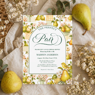 Invitación La cabaña del par perfecto para una boda campestre
