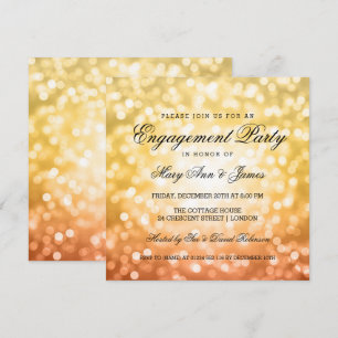 Invitación La caída Bokeh del otoño enciende al fiesta de