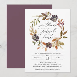 Invitación La Caída Moderna Da Las Gracias A La Amistad El Dí