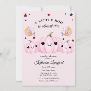 Invitación La Calabaza Cuta Está En Camino Baby Shower de H