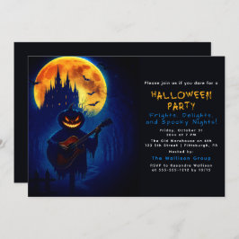 Invitación La calabaza de Halloween canta