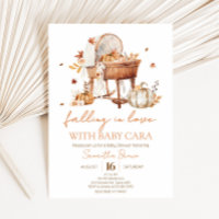 La calabaza otoñal se enamora Baby Shower