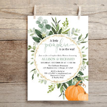 La calabaza pequeña cae las parejas verde ducha be