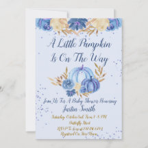 La Calabaza Pequeña Está En Camino Del Baby Shower