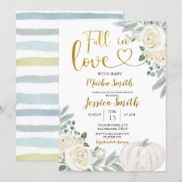 Invitación La calabaza verde cae al amor Invitat de Baby Show