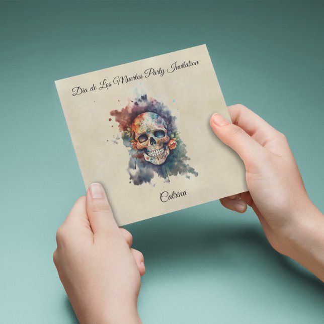 Invitación La Calavera Hermosa, personalizado (Subido por el creador)