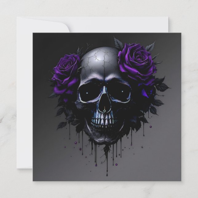 Invitación La Calavera Oscura  (Anverso)