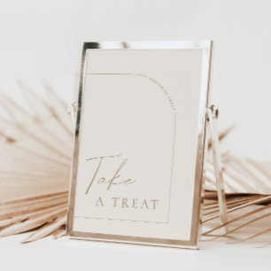 Invitación La caligrafía moderna de Arco toma un Rótulo Boda