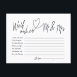 Invitación La caligrafía moderna le desea bien al Sr. y a la<br><div class="desc">La caligrafía moderna le desea bien al Sr. y a la Sra.</div>