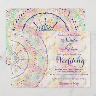Invitación La captación de bodas captores mandala