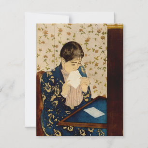 Invitación La carta de Mary Cassatt (aproximadamente 1891)