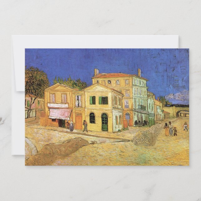Invitación La Casa de Van Gogh en Arlés, Fiesta de Inauguraci (Anverso)