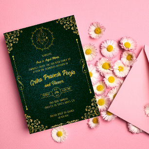 Invitación La casa hindú que calienta a Griha Pravesh